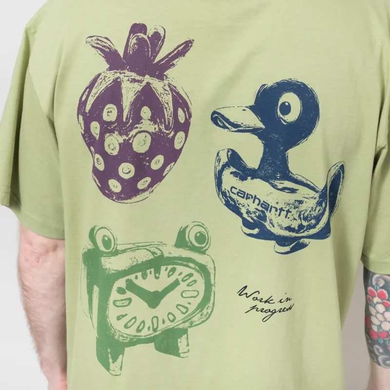 Carhartt WIP Forma T Shirt Gentle Green-5