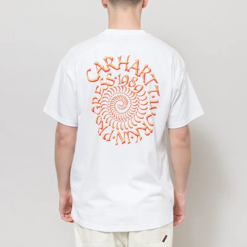 Carhartt WIP Spirals T Shirt White