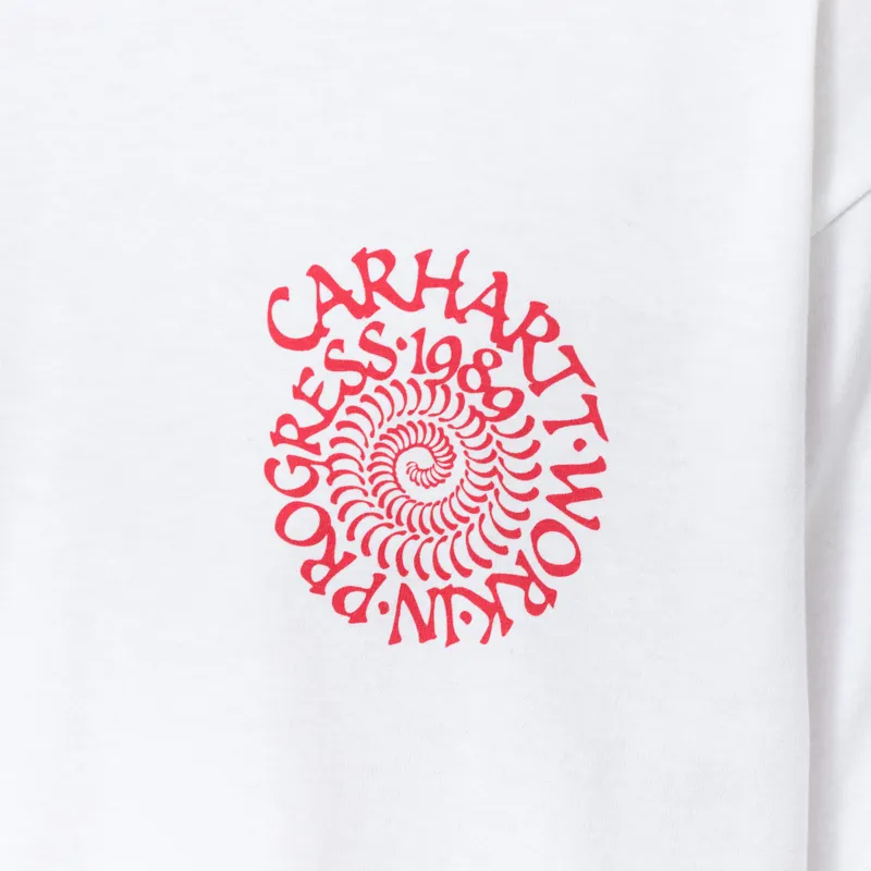 Carhartt WIP Spirals T Shirt White-6