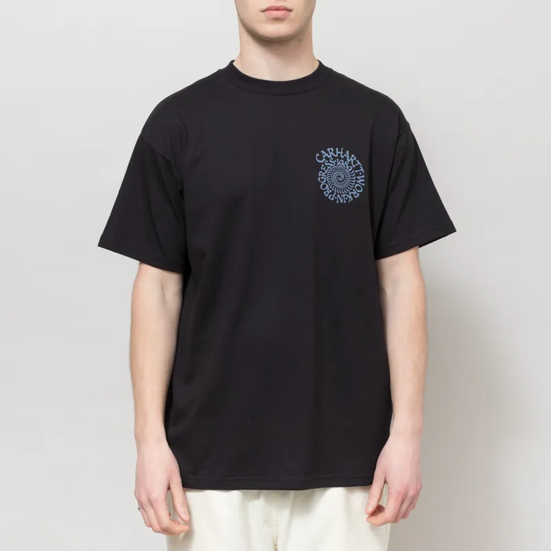 Carhartt WIP Spirals T Shirt Black