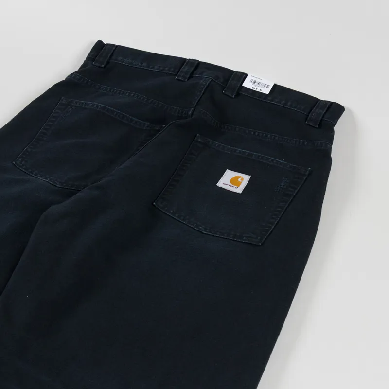 Carhartt WIP Brandon Pant Black Grind Wash-5