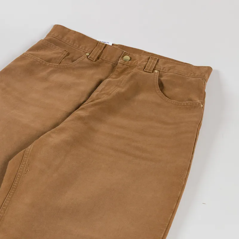 Carhartt WIP Brandon Pant Hamilton Brown Grind Wash-4