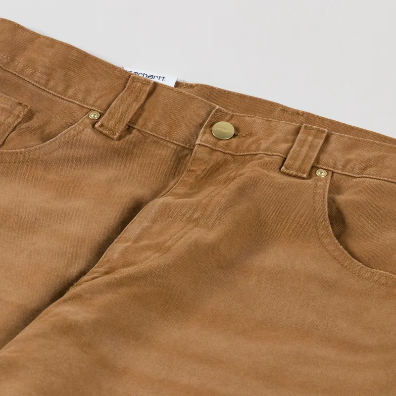 Carhartt WIP Brandon Pant Hamilton Brown Grind Wash-9