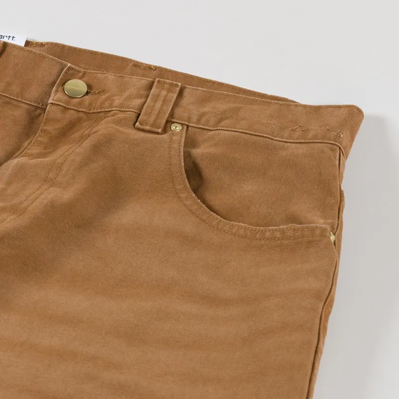 Carhartt WIP Brandon Pant Hamilton Brown Grind Wash-8