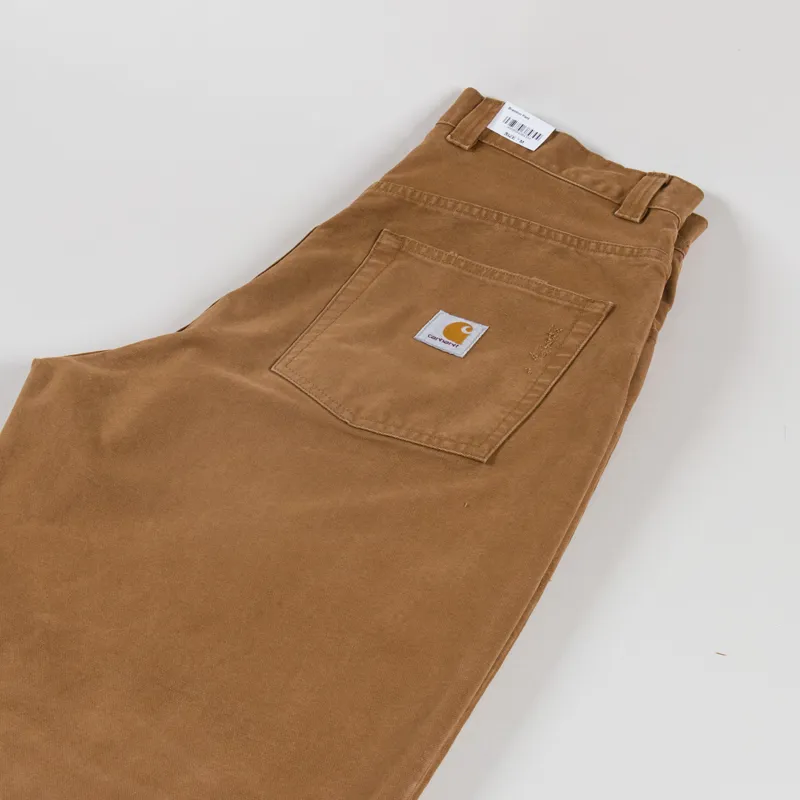 Carhartt WIP Brandon Pant Hamilton Brown Grind Wash-5