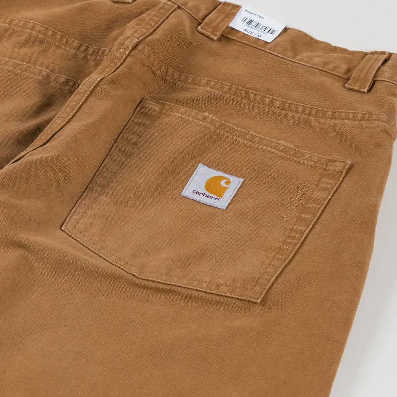 Carhartt WIP Brandon Pant Hamilton Brown Grind Wash-7