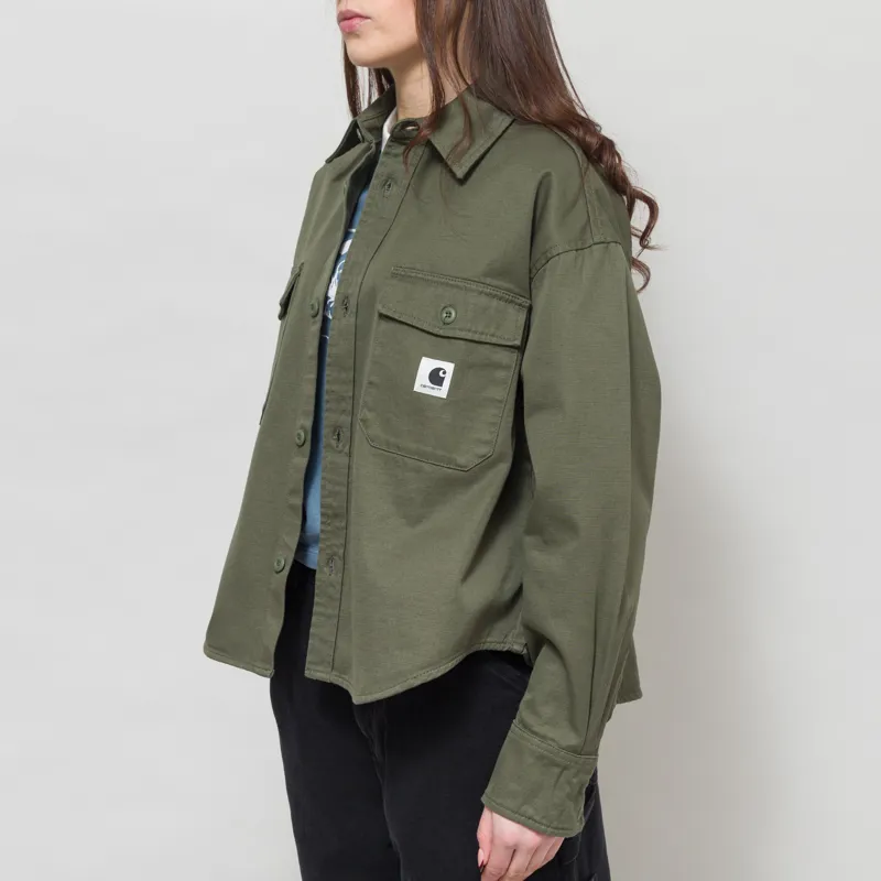 Carhartt WIP Womens Kelly Shirt Jac Leaf-2