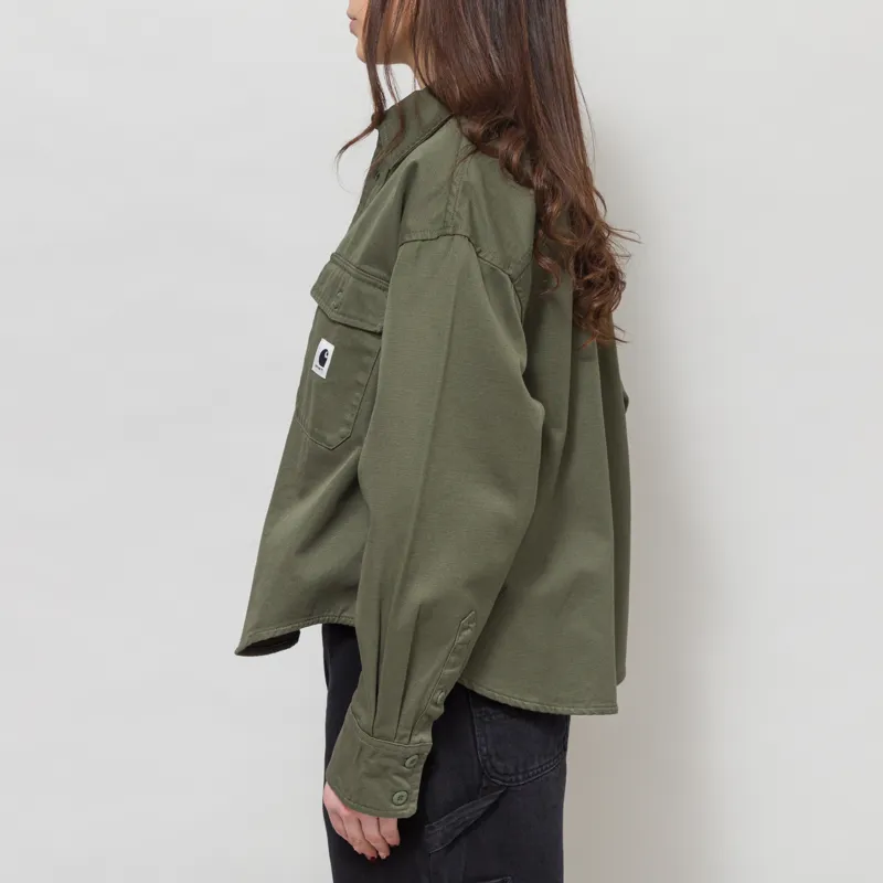 Carhartt WIP Womens Kelly Shirt Jac Leaf-3