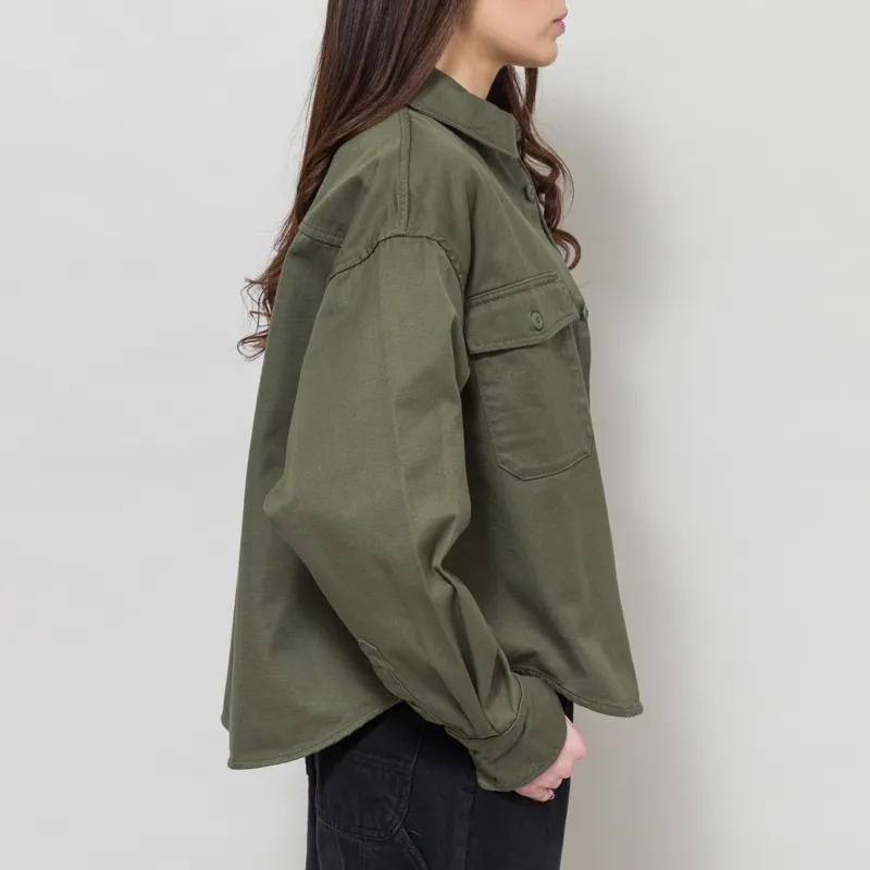 Carhartt WIP Womens Kelly Shirt Jac Leaf-5