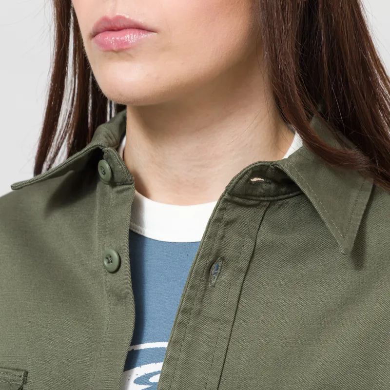 Carhartt WIP Womens Kelly Shirt Jac Leaf-6