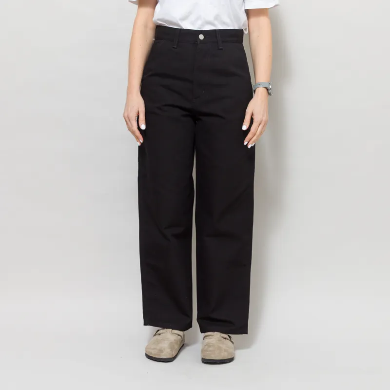 Carhartt WIP Womens Brandon Single Knee Pants Black Rigid-1