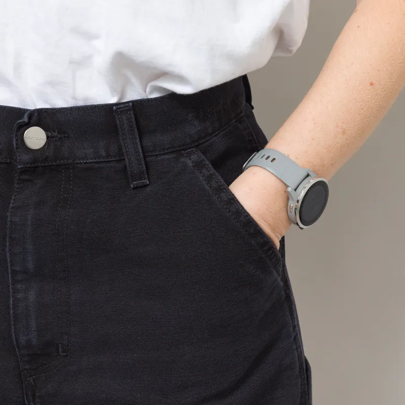 Carhartt WIP Womens Brandon Single Knee Pants Black Grind Wash-8