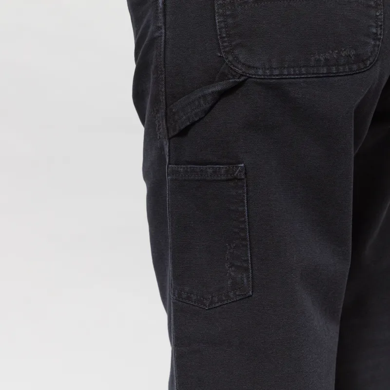 Carhartt WIP Womens Brandon Single Knee Pants Black Grind Wash-10