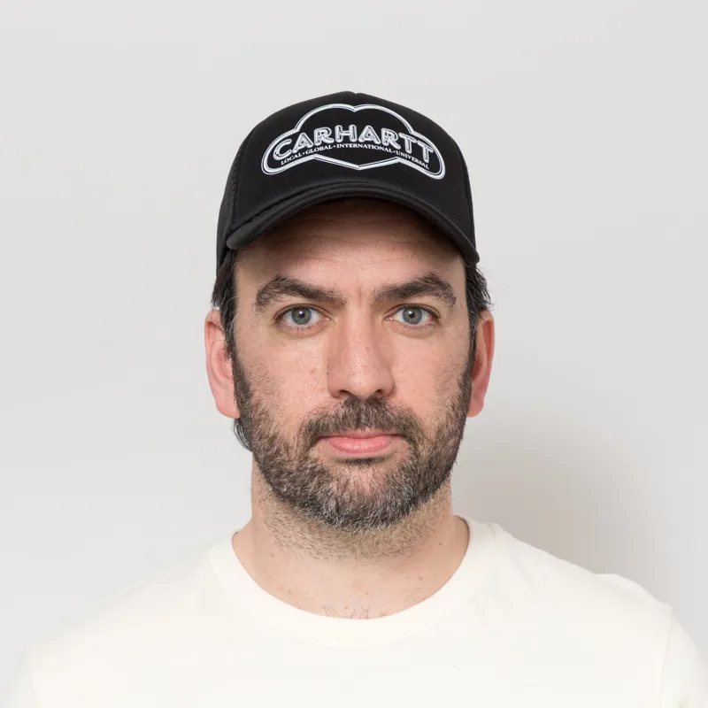 Carhartt WIP Cloud Heart Trucker Cap Black-1