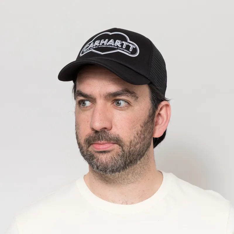 Carhartt WIP Cloud Heart Trucker Cap Black