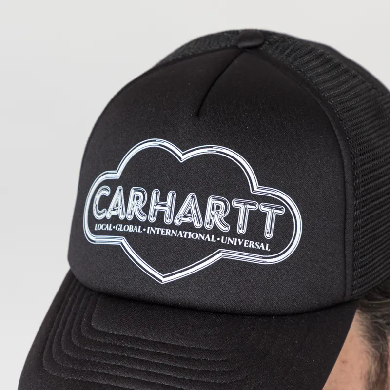 Carhartt WIP Cloud Heart Trucker Cap Black-3