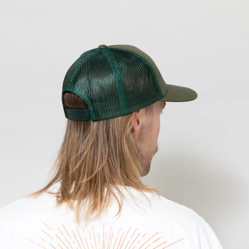 Carhartt WIP Take Off Trucker Cap Leaf-2