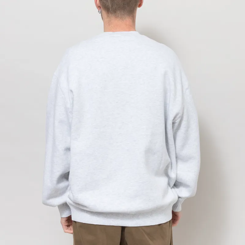 Carhartt WIP Label Sweatshirt Ash Heather-3