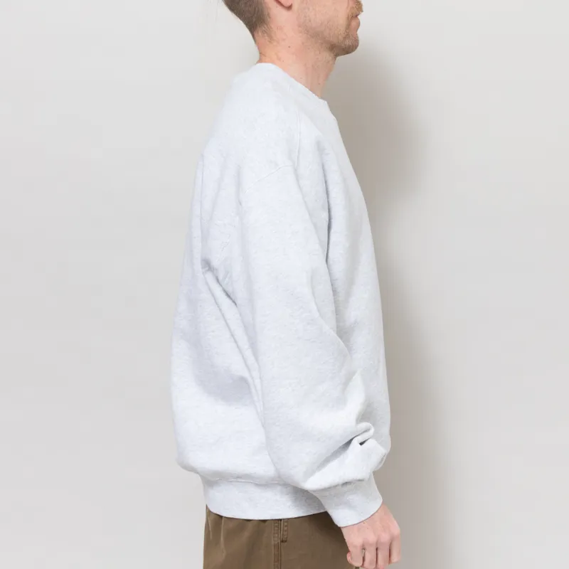 Carhartt WIP Label Sweatshirt Ash Heather-4