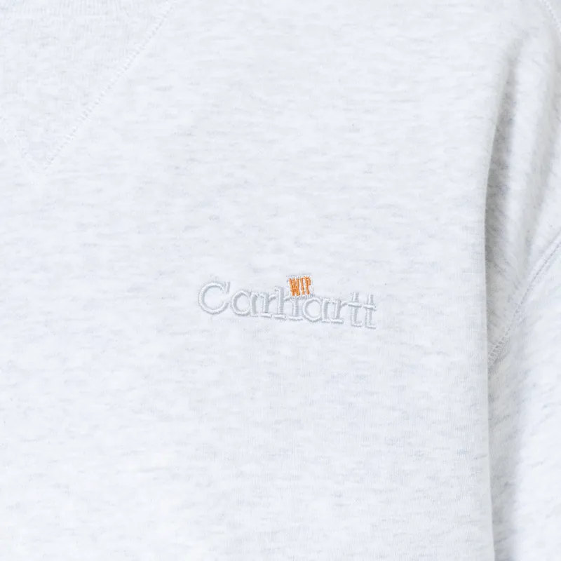 Carhartt WIP Label Sweatshirt Ash Heather-6