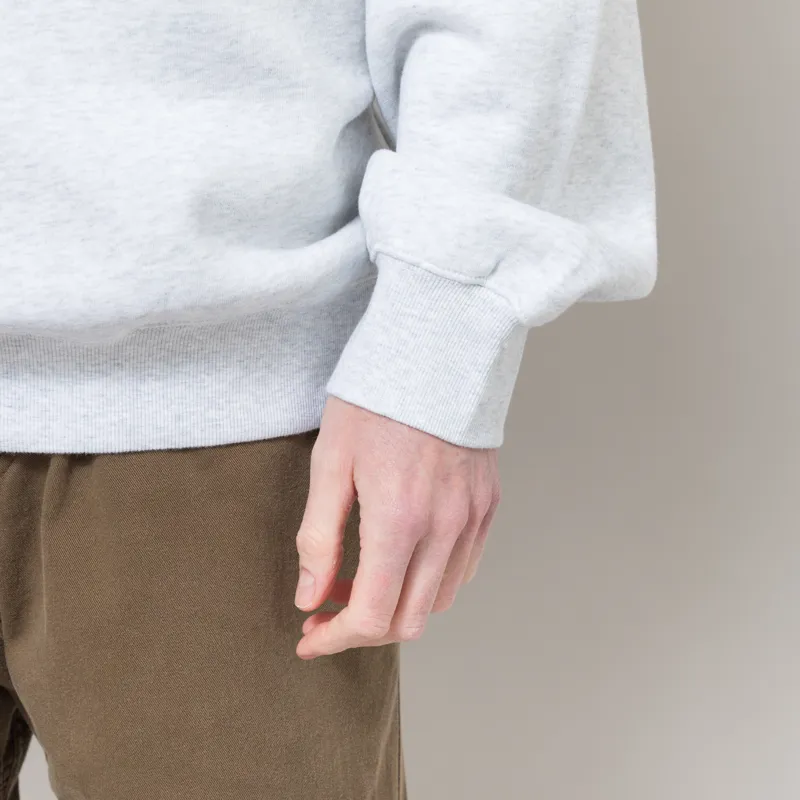 Carhartt WIP Label Sweatshirt Ash Heather-7