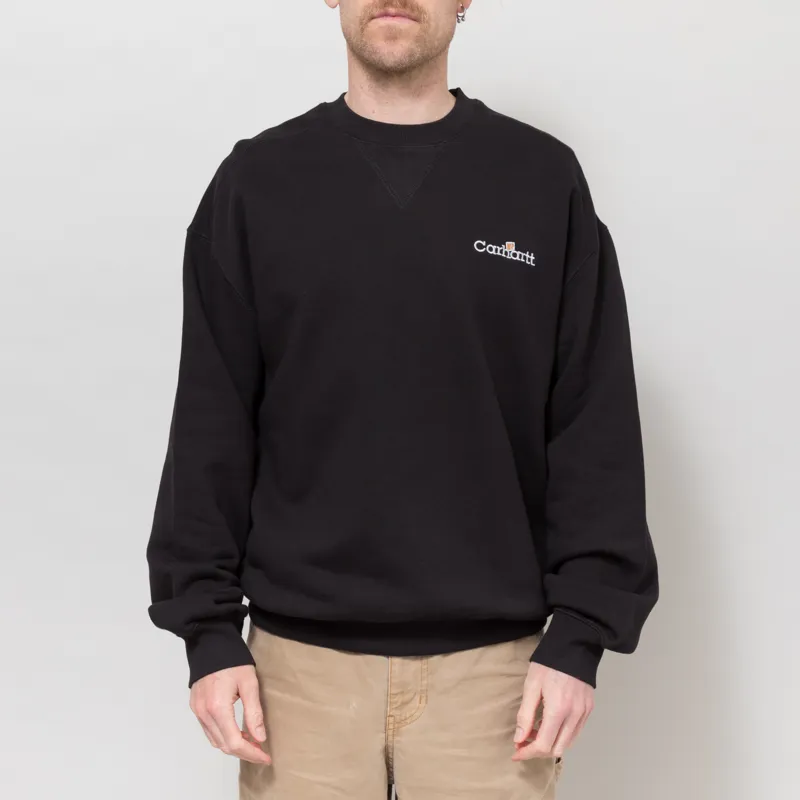 Carhartt WIP Label Sweatshirt Black