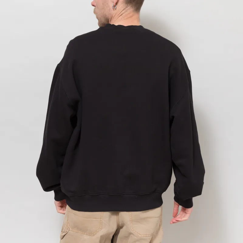 Carhartt WIP Label Sweatshirt Black-3