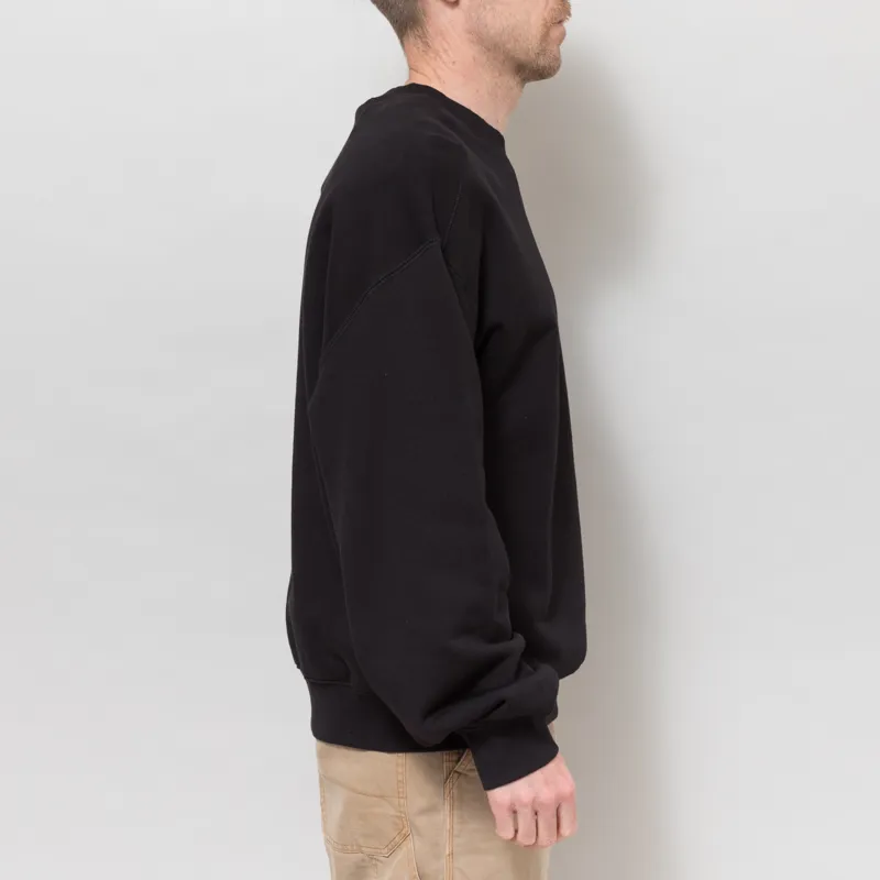 Carhartt WIP Label Sweatshirt Black-4