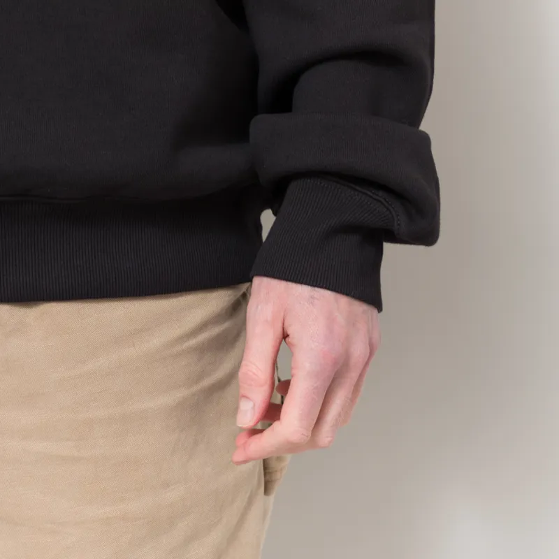 Carhartt WIP Label Sweatshirt Black-7