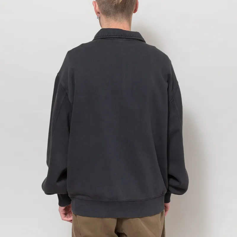Carhartt WIP Half Zip Detroit Sweatshirt Black-3