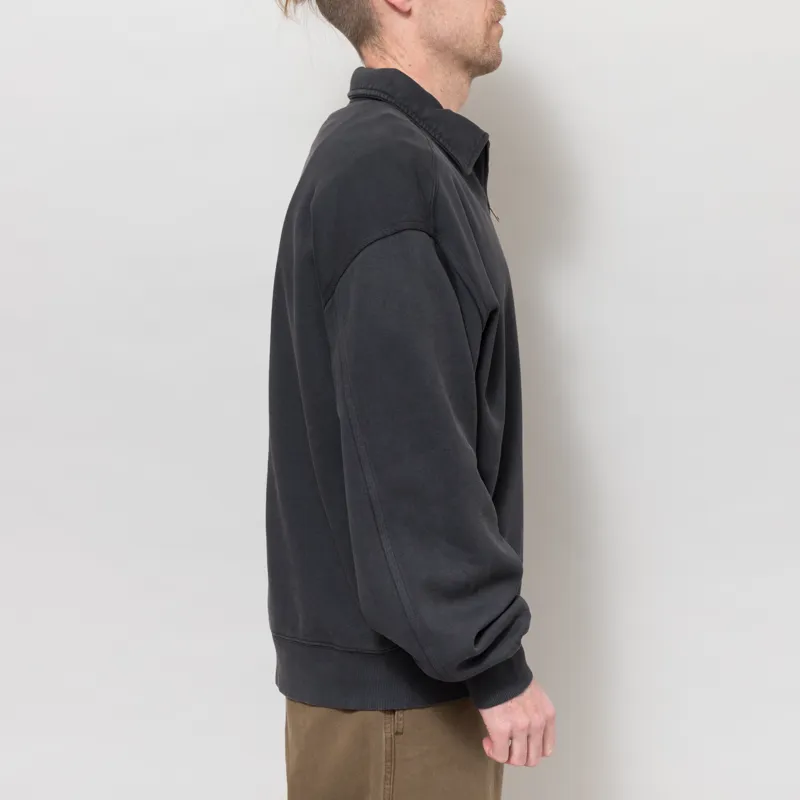 Carhartt WIP Half Zip Detroit Sweatshirt Black-4