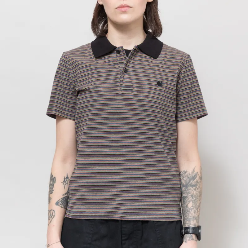 Carhartt WIP Womens Dion Polo Striped Lily
