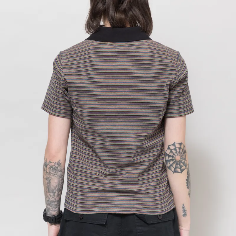 Carhartt WIP Womens Dion Polo Striped Lily-1