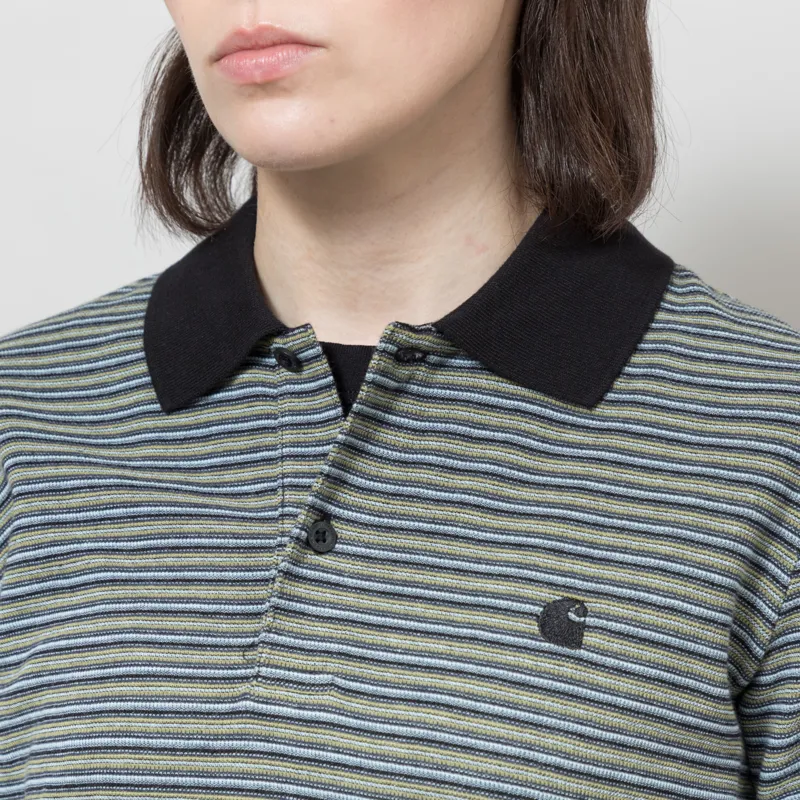 Carhartt WIP Womens Dion Polo Striped Icaria-2