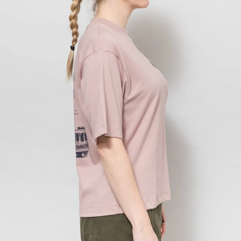 Carhartt WIP Womens Forma T Shirt Gentle Pink-4
