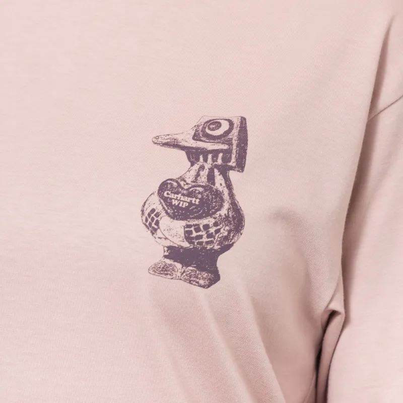 Carhartt WIP Womens Forma T Shirt Gentle Pink-7