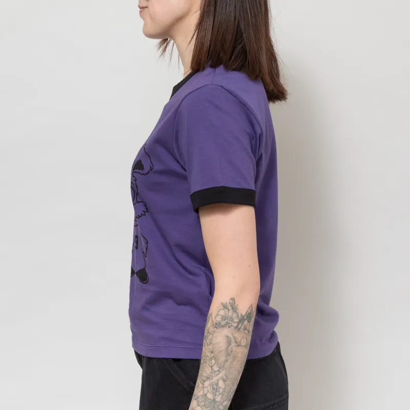 Carhartt WIP Womens IP Ringer T Shirt Calla Black-4