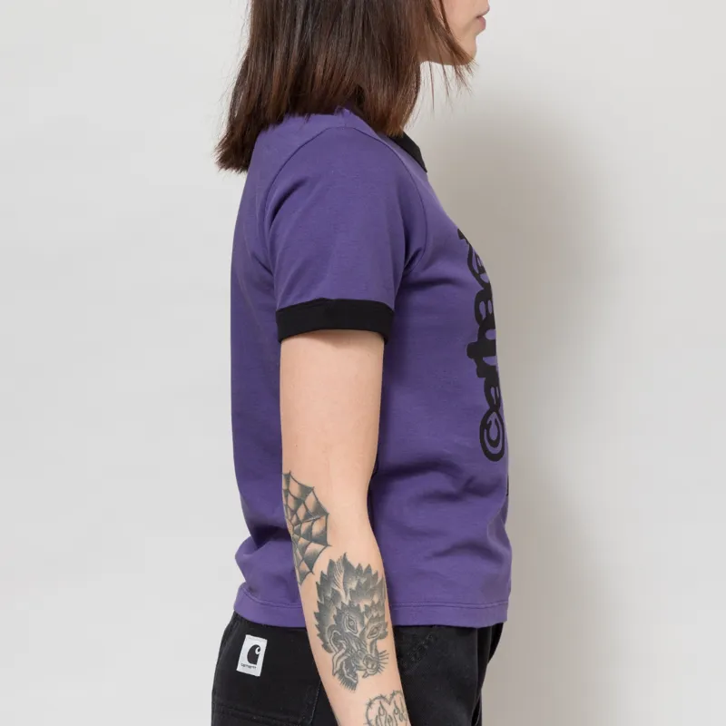 Carhartt WIP Womens IP Ringer T Shirt Calla Black-2