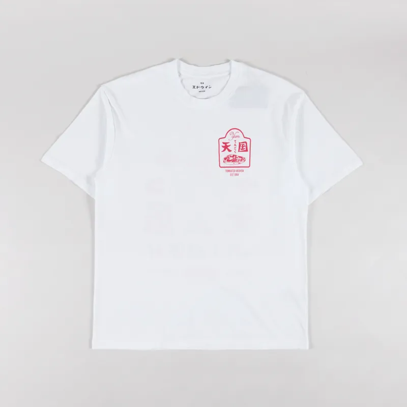 Edwin Tonkatsu T Shirt White-1