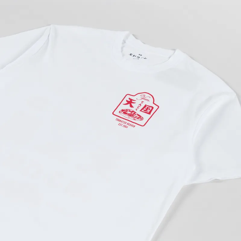 Edwin Tonkatsu T Shirt White-3