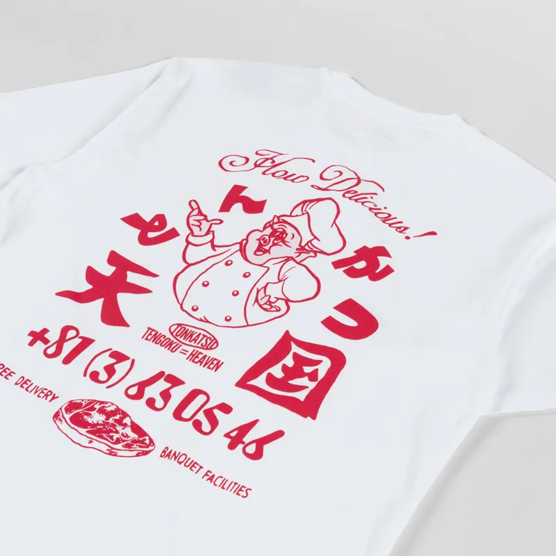 Edwin Tonkatsu T Shirt White-2