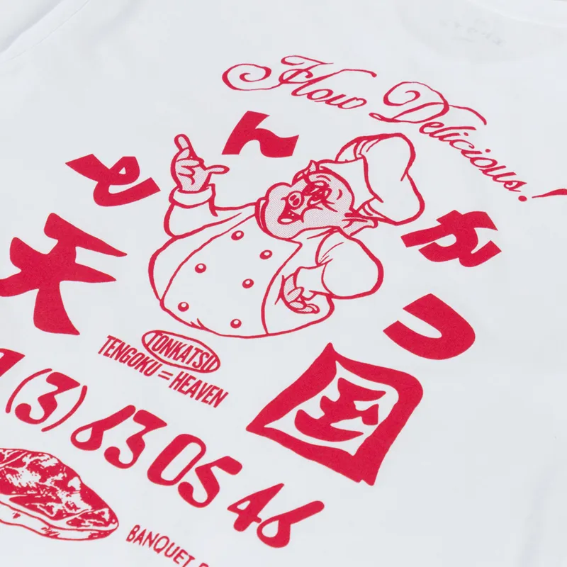 Edwin Tonkatsu T Shirt White-4