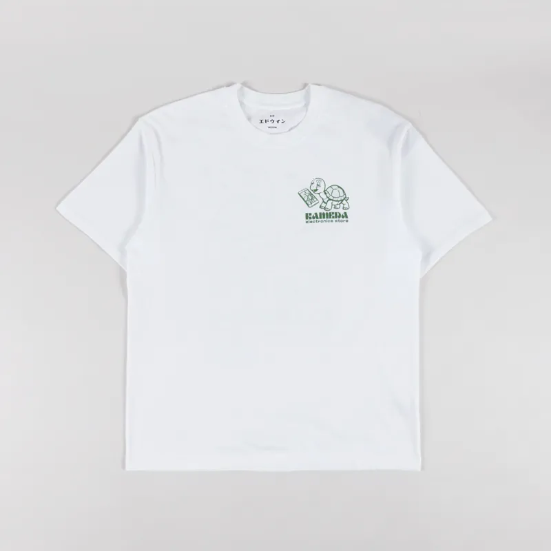 Edwin Kamera T Shirt White-1