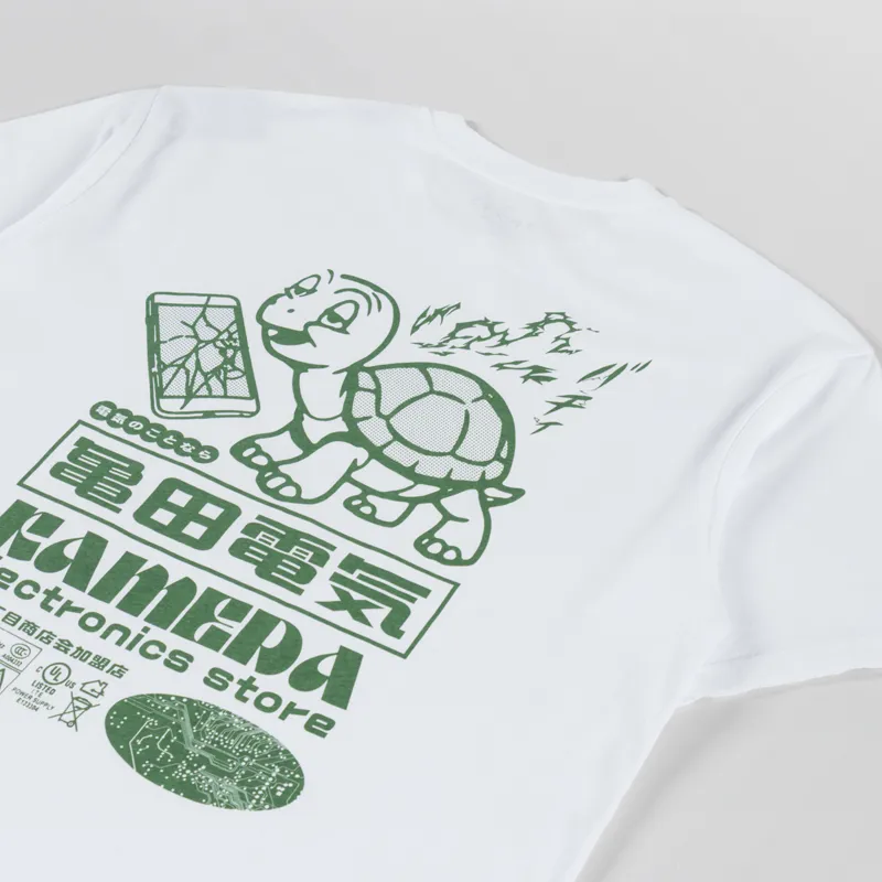 Edwin Kamera T Shirt White-2