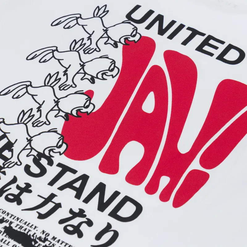 Edwin United We Stand T Shirt White-4