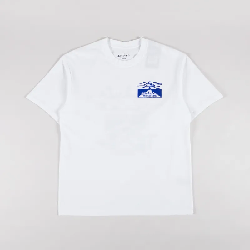 Edwin Mount Fuji Dusk T Shirt White-1