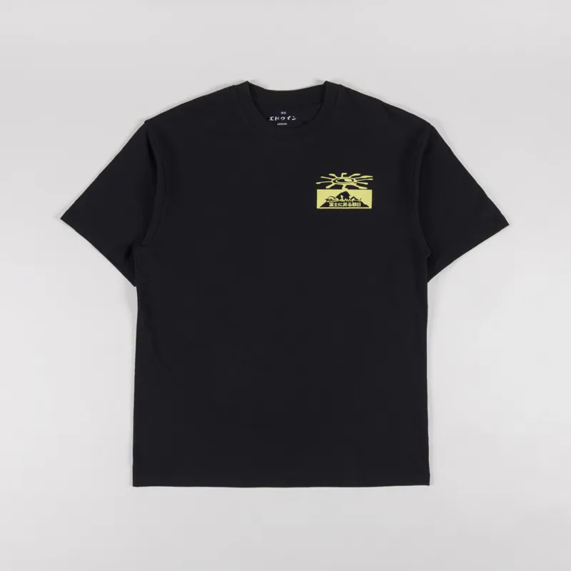 Edwin Mount Fuji Dusk T Shirt Black-1
