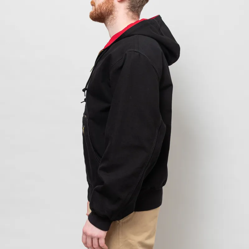 Carhartt WIP OG Active Jacket 50th Anniversary Edition Canvas Black USA Red-5