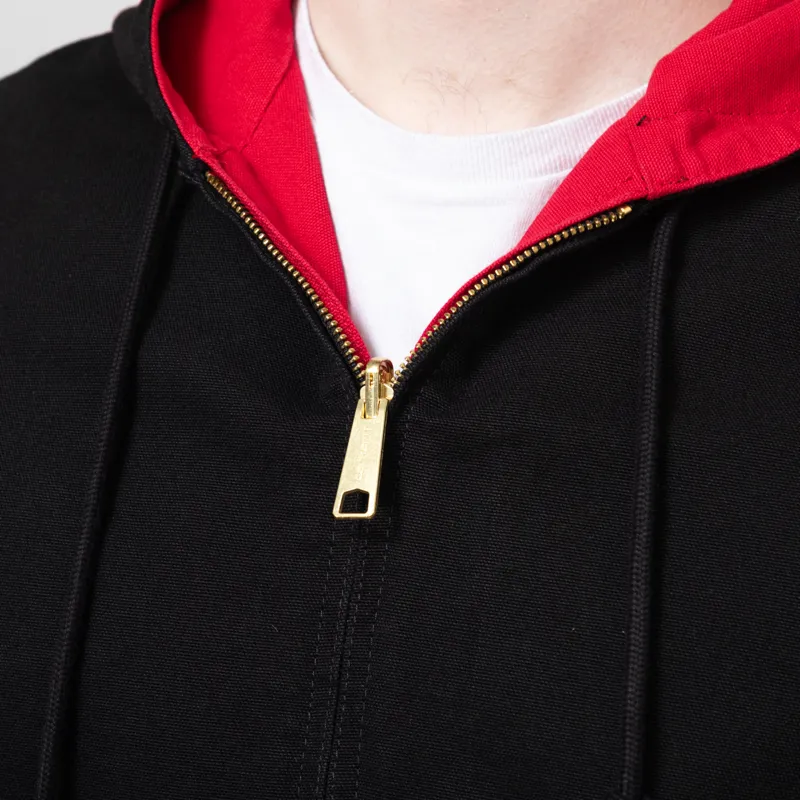 Carhartt WIP OG Active Jacket 50th Anniversary Edition Canvas Black USA Red-8