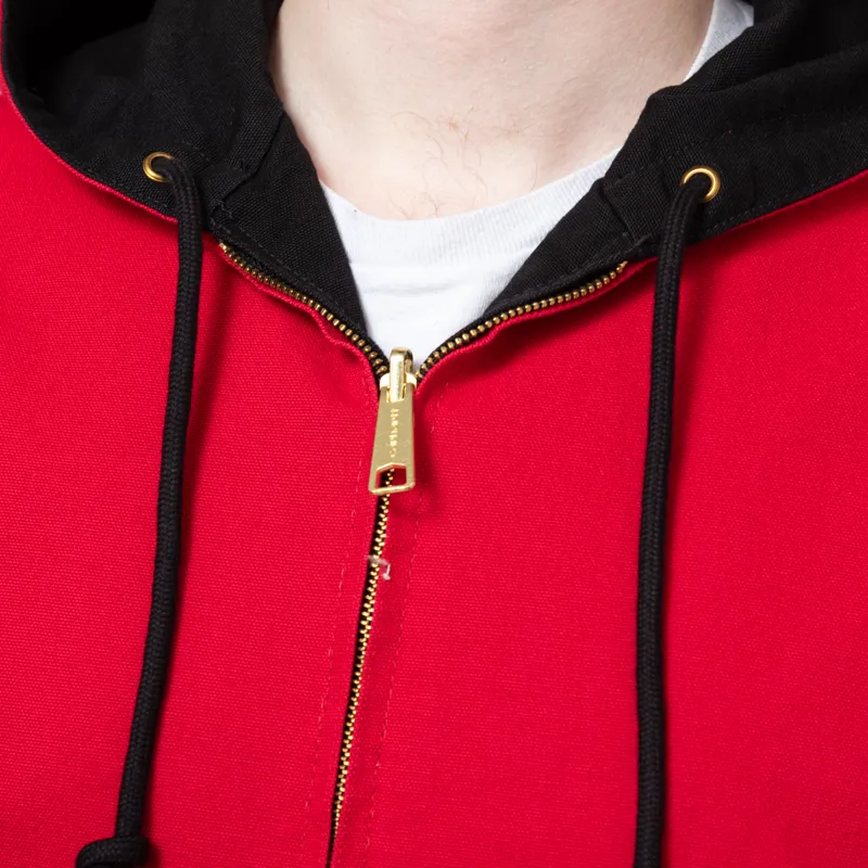 Carhartt WIP OG Active Jacket 50th Anniversary Edition Canvas Black USA Red-9